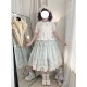 Miss Point Goose's Flower Basket Petal Hem Skirt(Reservation/3 Colours/Full Payment Without Shipping)
